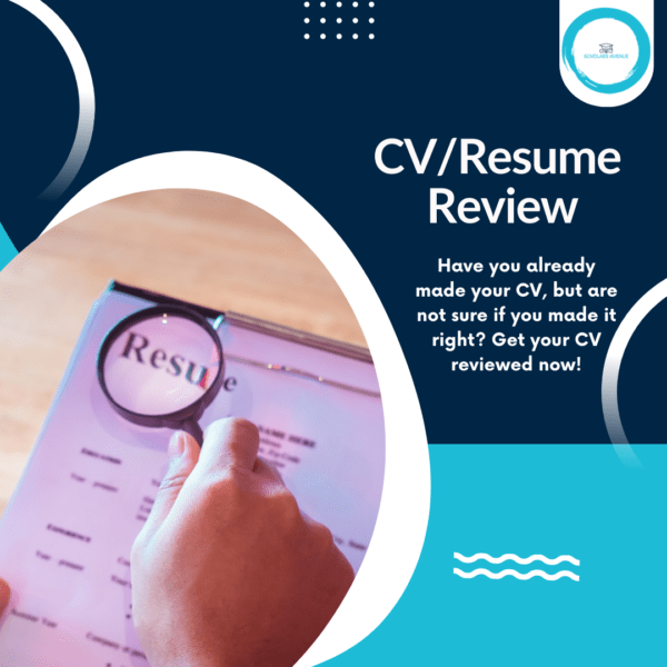 CV / RESUME REVIEW