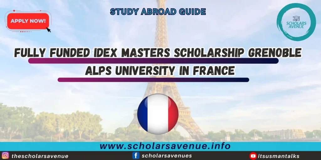 IDEX Scholarship Grenoble University