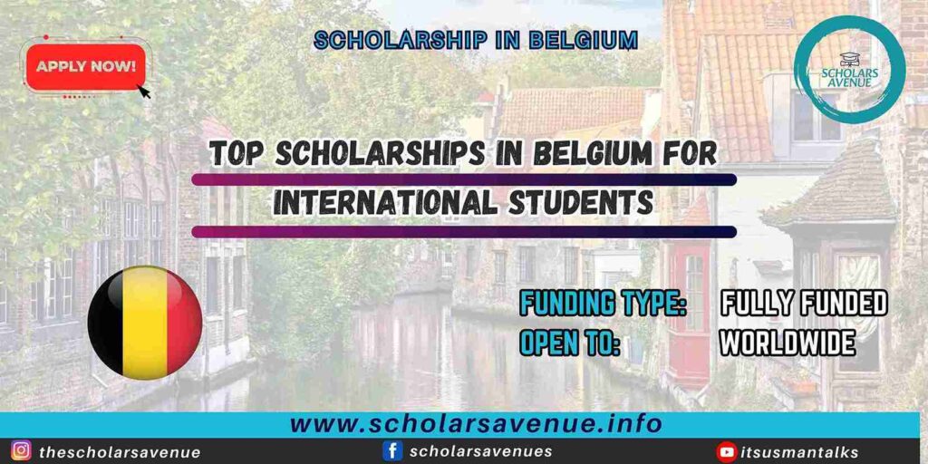 top scholarships in Belgium