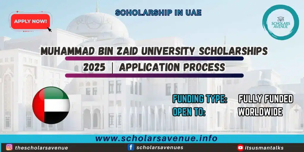 Muhammad Bin Zaid University Scholarship