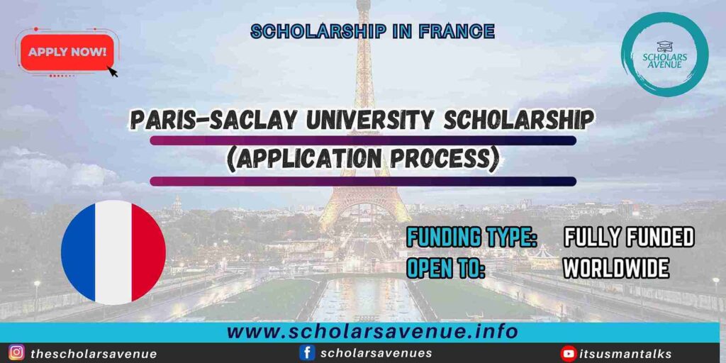 Paris-Saclay University Scholarship