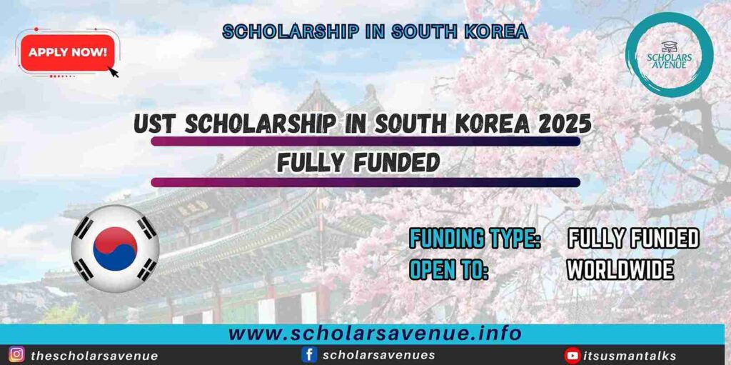 UST Scholarship in South Korea