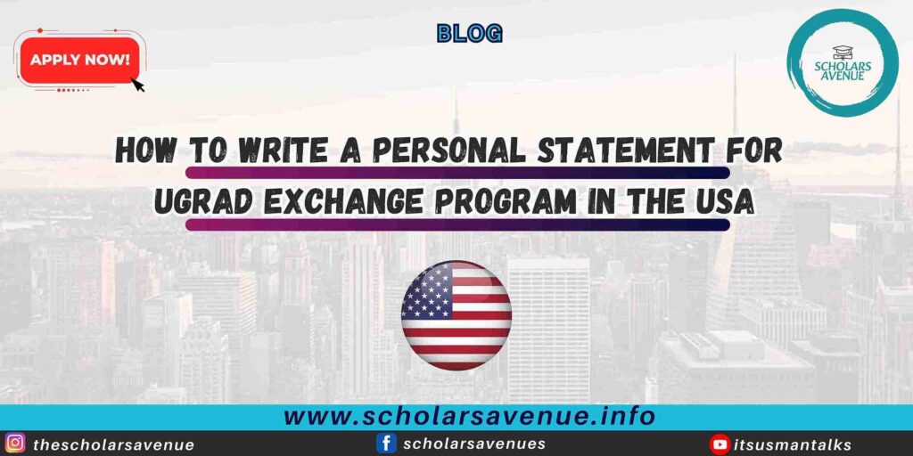 UGRAD Personal Statement