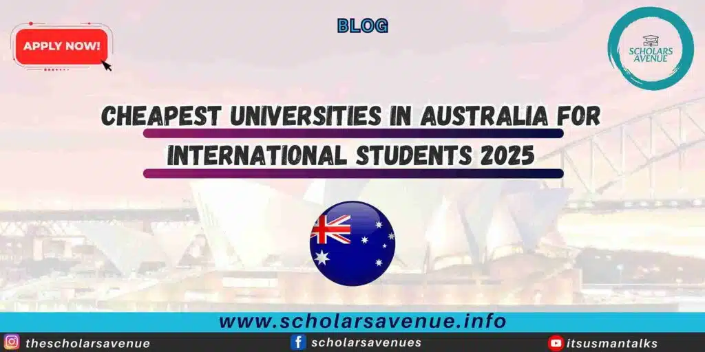 Cheapest Universities in Australia