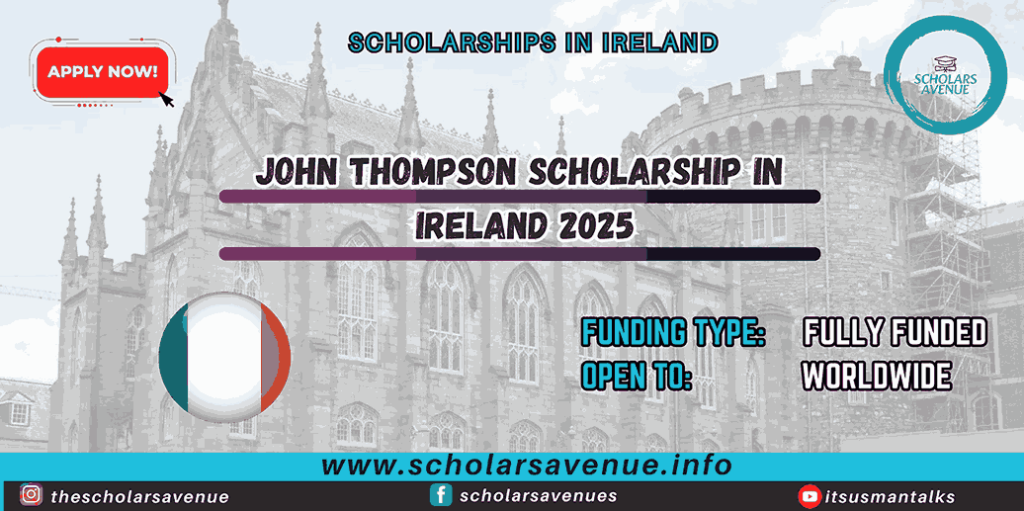 John Thompson Scholarship in Ireland