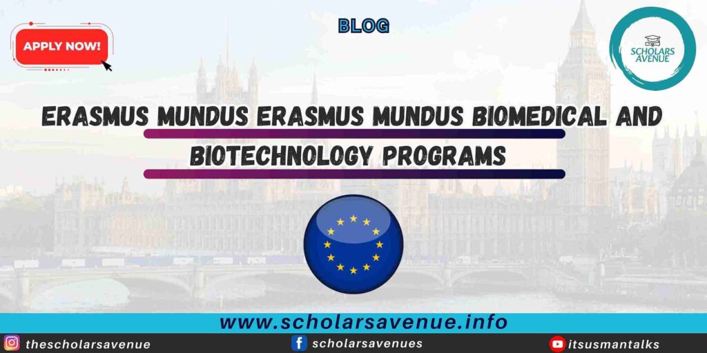 Erasmus Mundus Biomedical and Biotechnology Programs