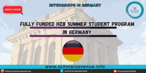 HZB Summer Student Program