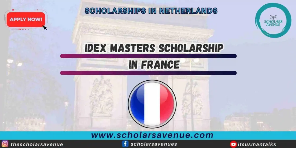 IDEX Masters Scholarship