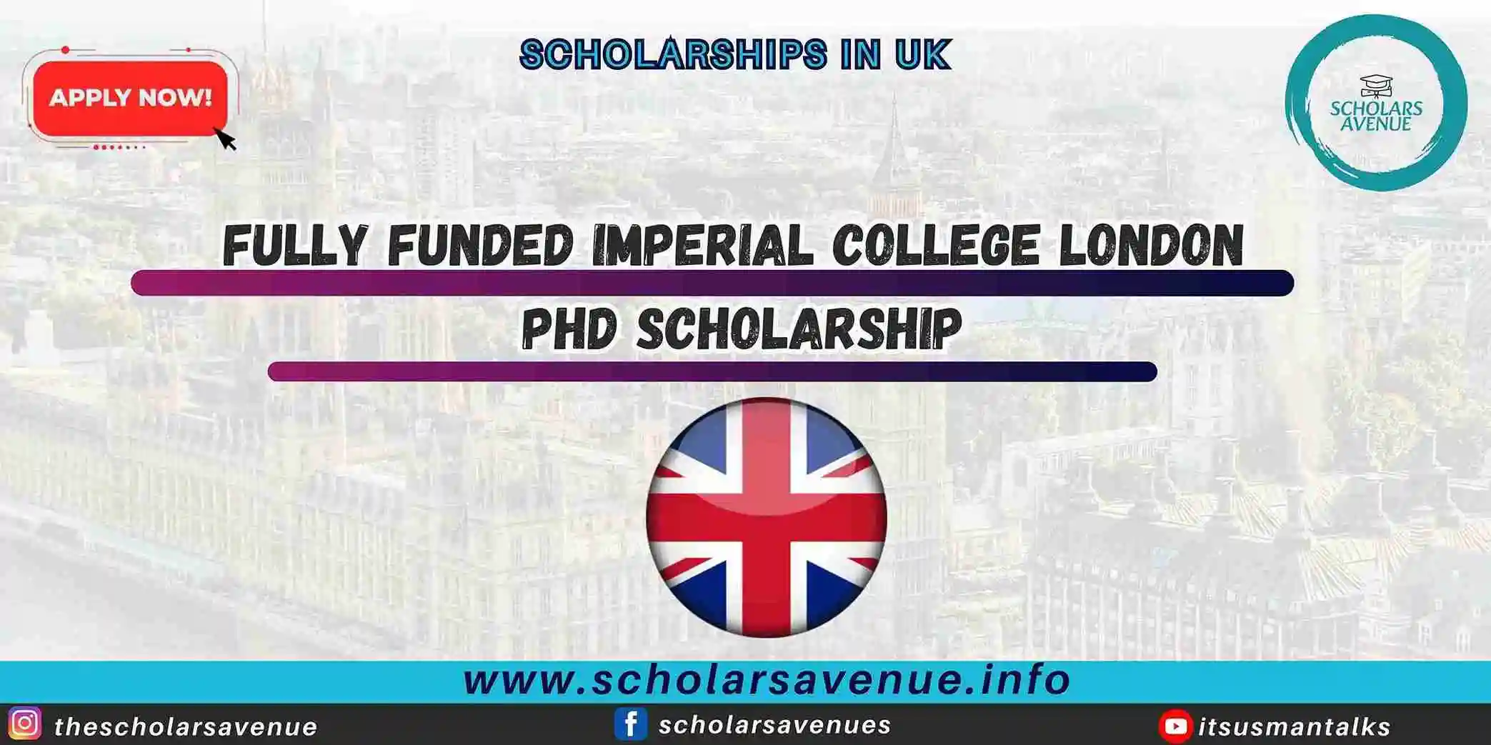 Imperial College London PhD Scholarship