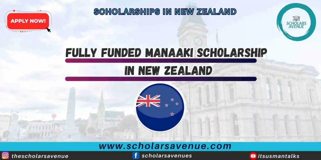 Manaaki New Zealand Scholarship