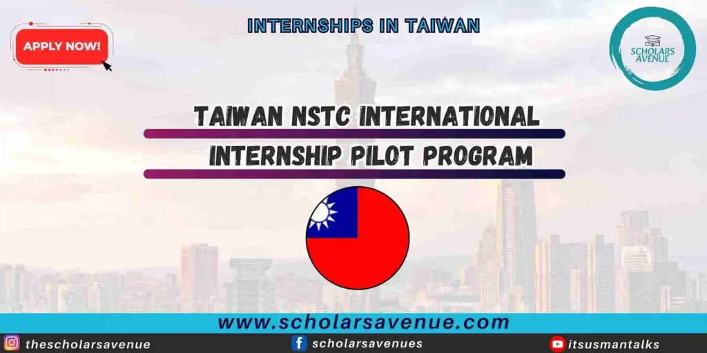 Taiwan NSTC International Internship