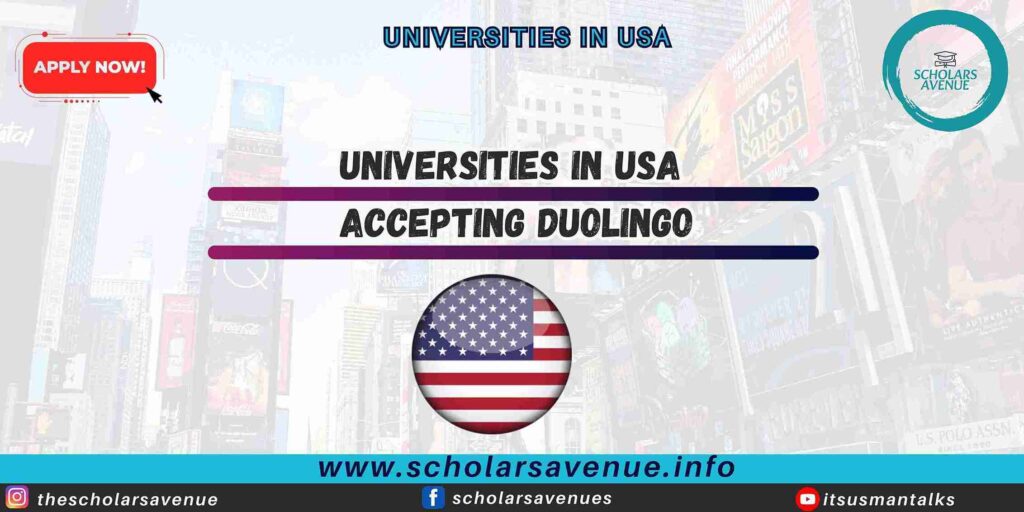 duolingo accepted universities in usa