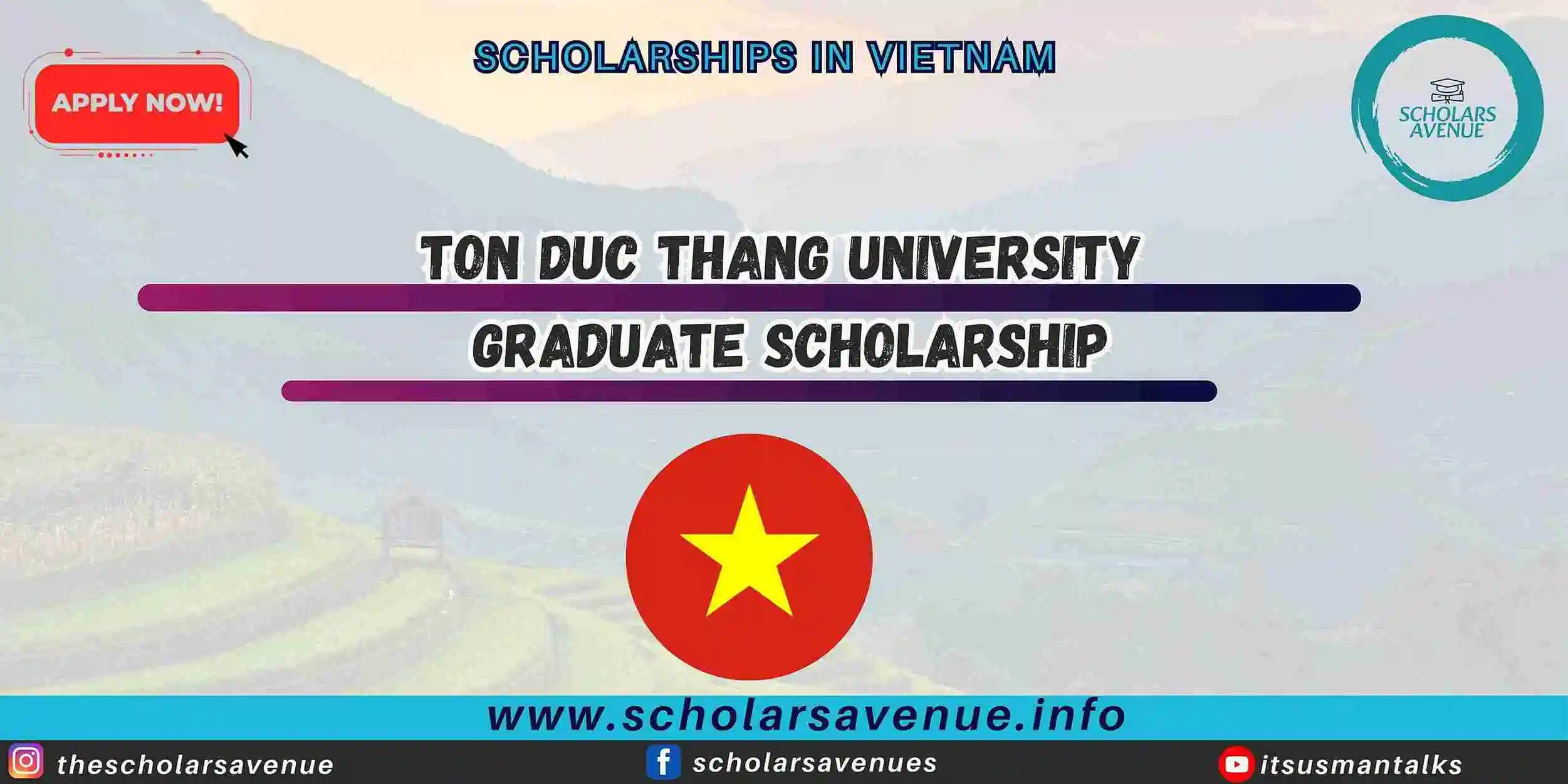 Ton Duc Thang University Graduate Scholarship