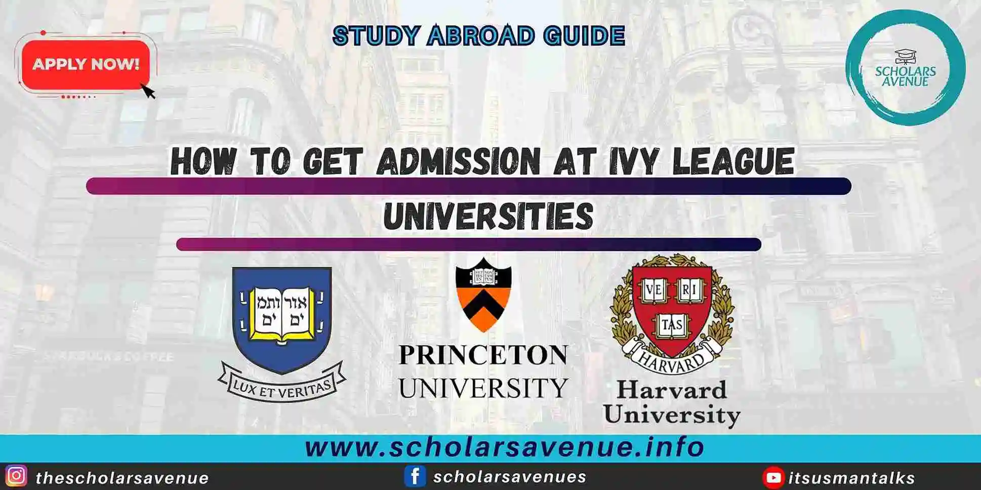 How to get Admission at Ivy League Universities in 2026