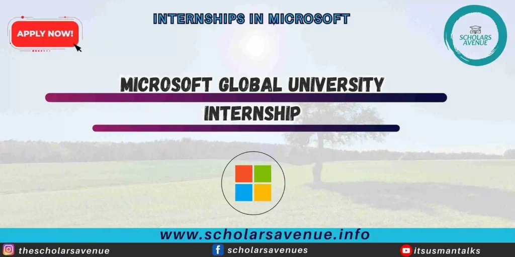 Microsoft Global University Internship
