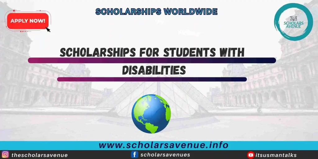Scholarships for students with disabilities