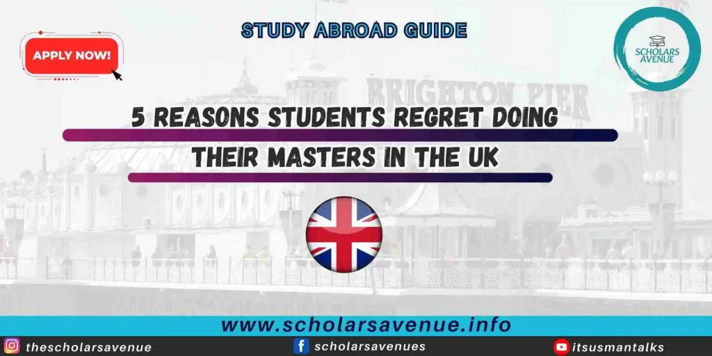 Masters in UK