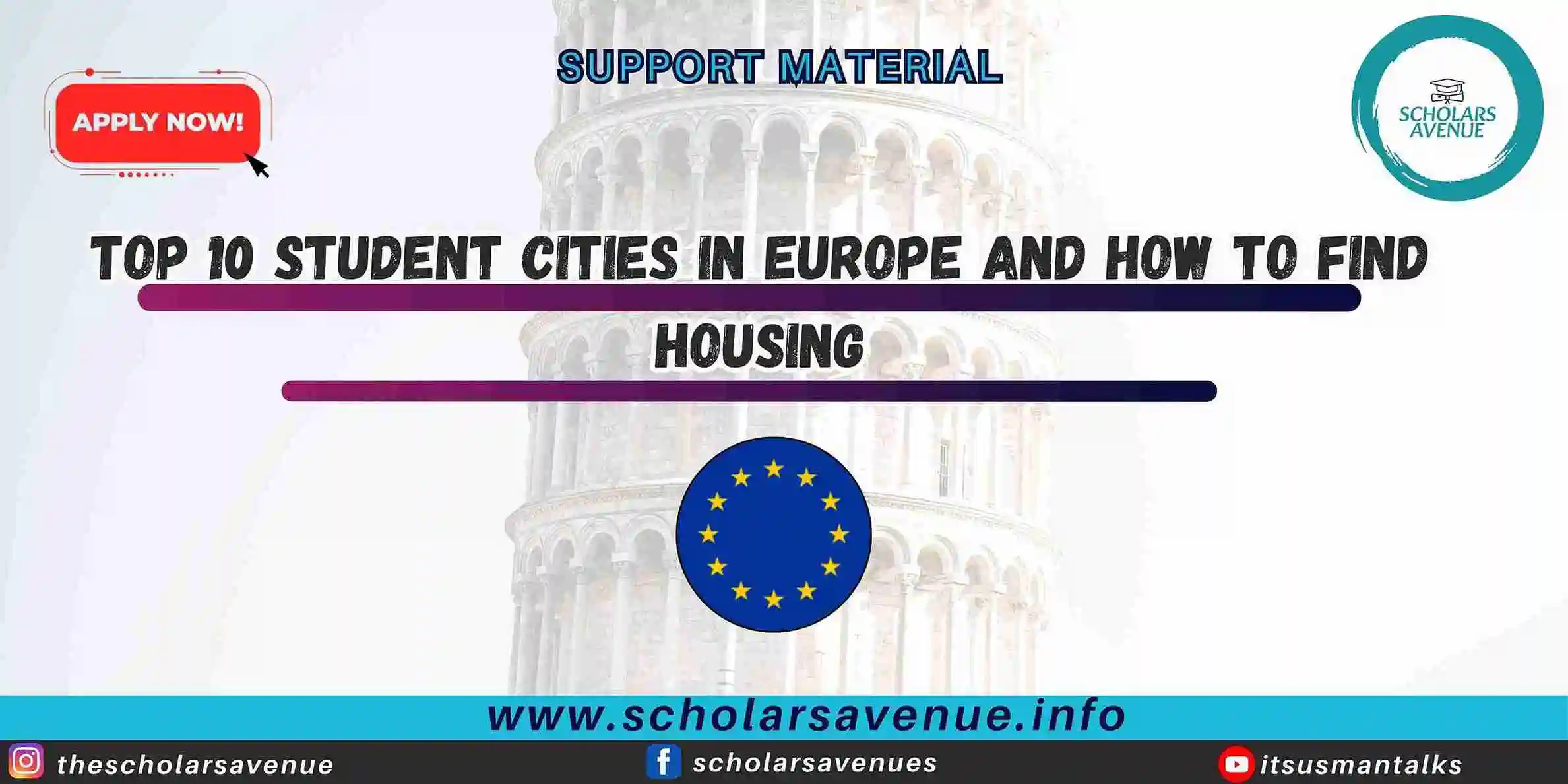 Student cities in Europe