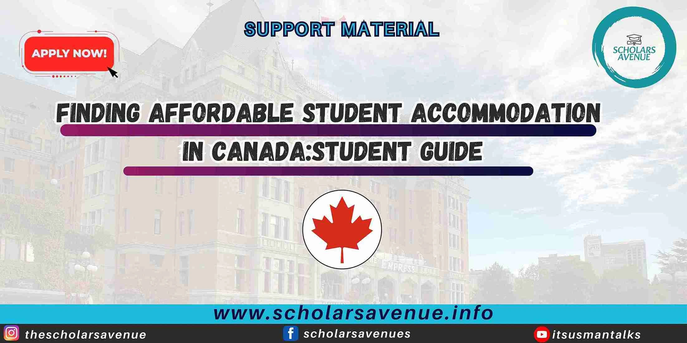 accommodation in Canada