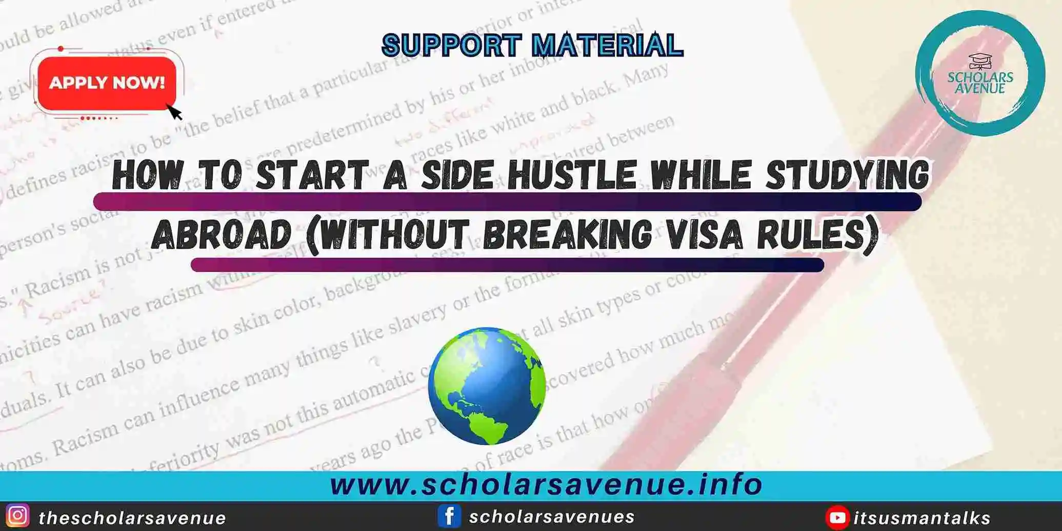 Side Hustle While Studying Abroad
