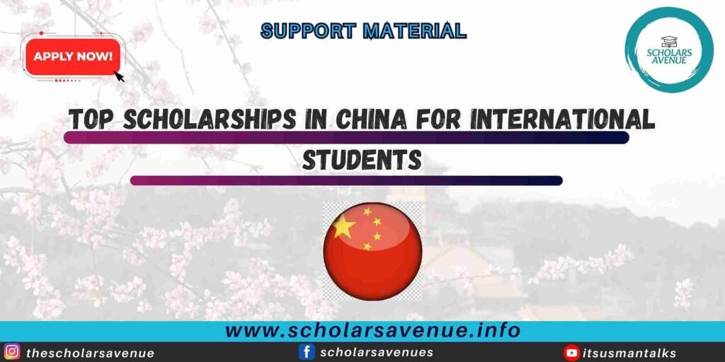 scholarships in China