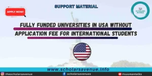 universities in USA without application fee