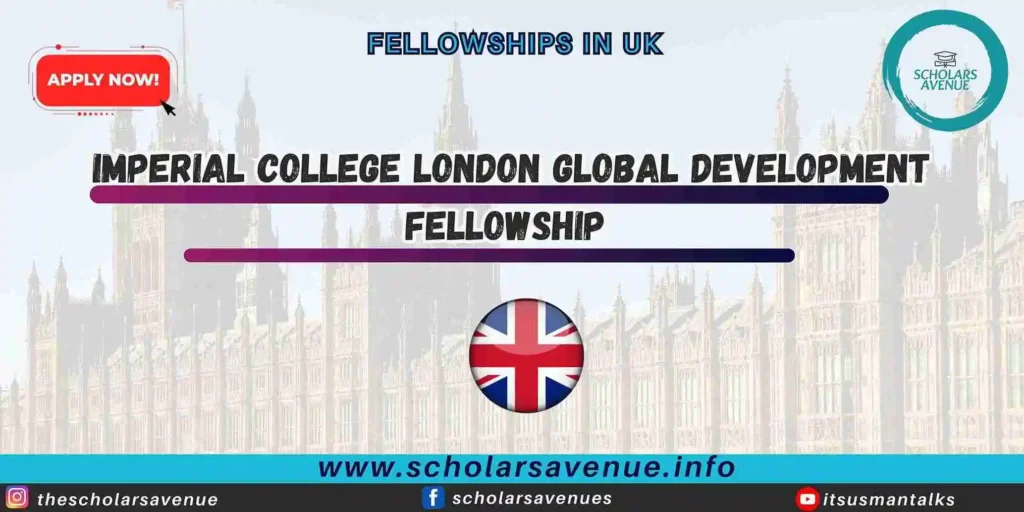 Imperial College Global Development Fellowship