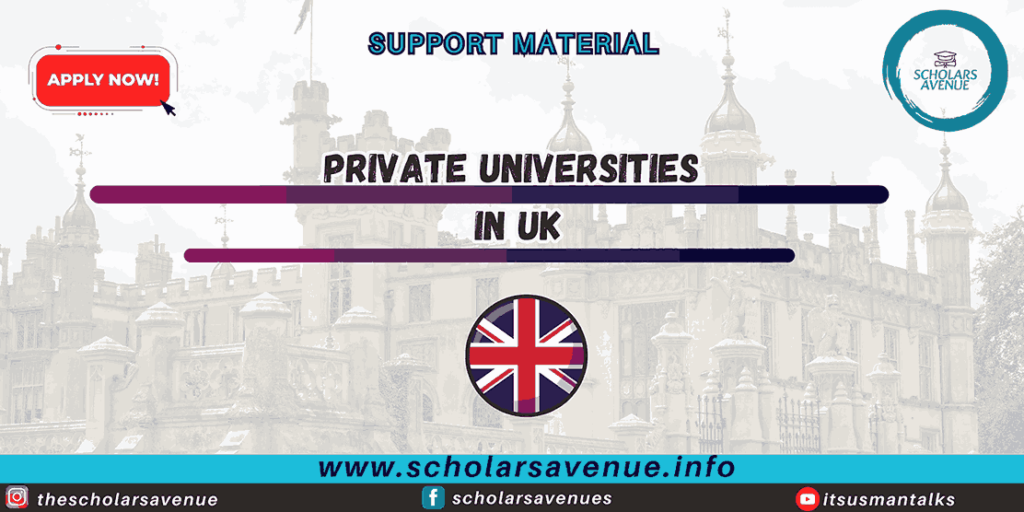 private universities in UK