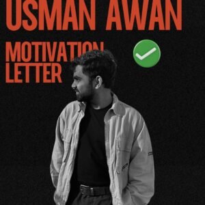Motivation Letters of Usman Awan Template