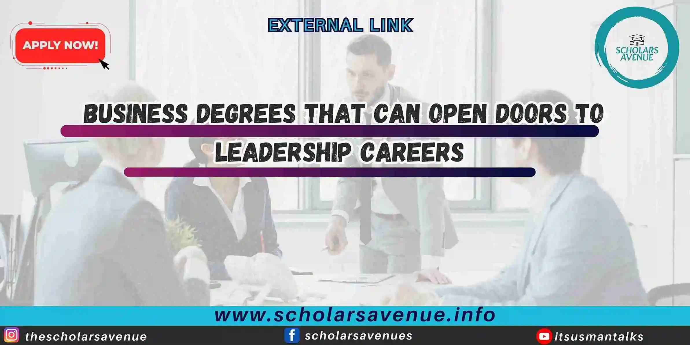 business degrees for leadership careers