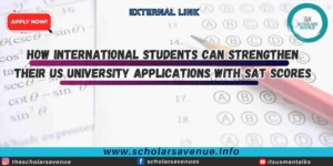 US university applications with SAT scores