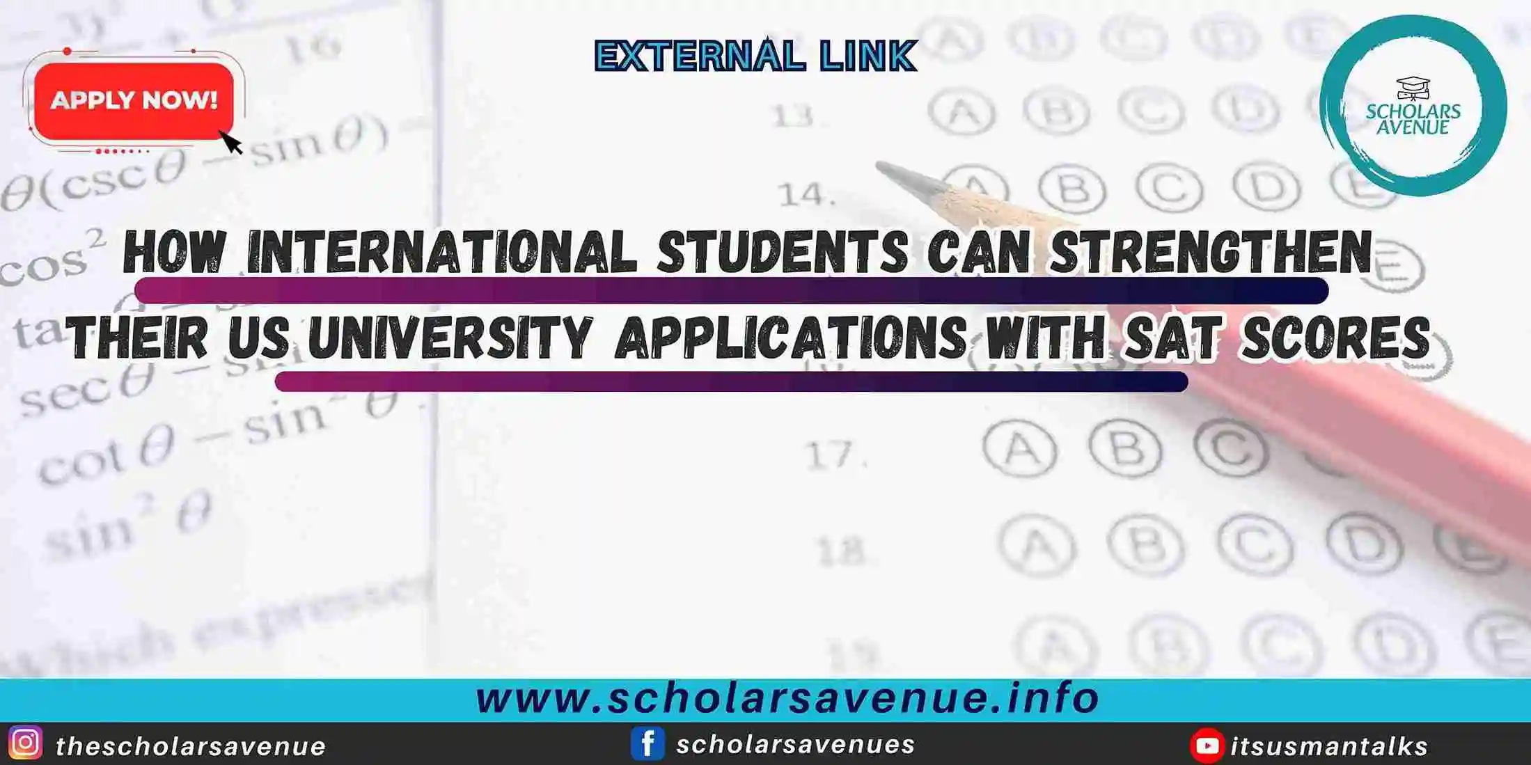 US university applications with SAT scores