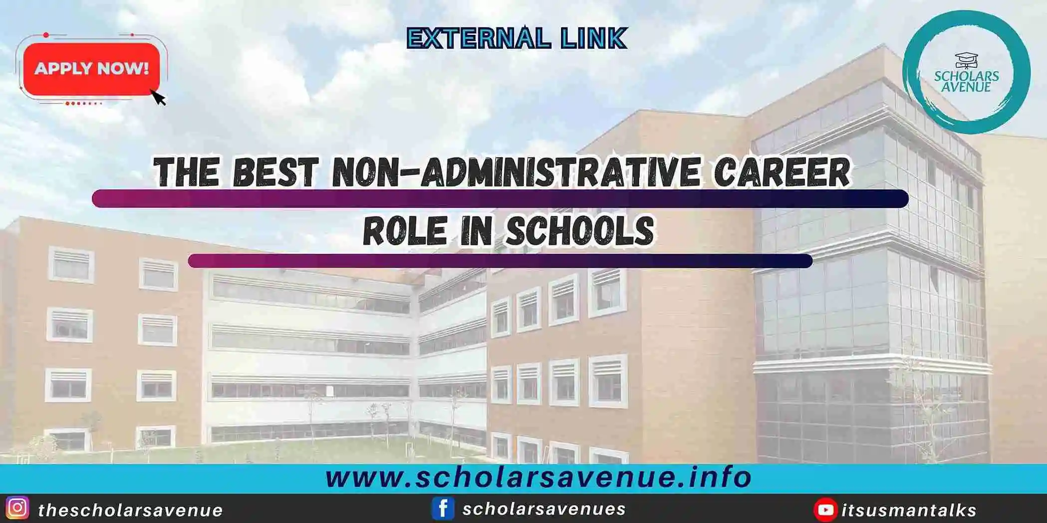 Non-Administrative Career Role in Schools