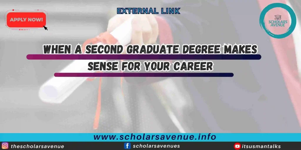Second Graduate Degree